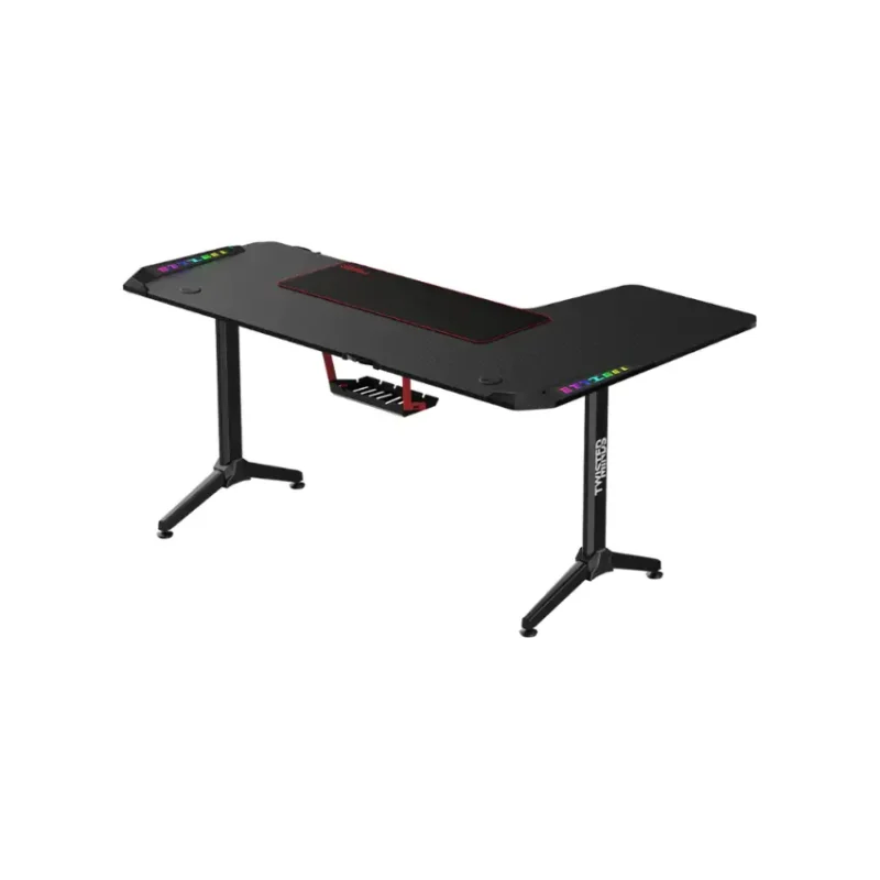 Twisted Minds Warrior L-Shaped Gaming Desk RGB Black (Left) (1)