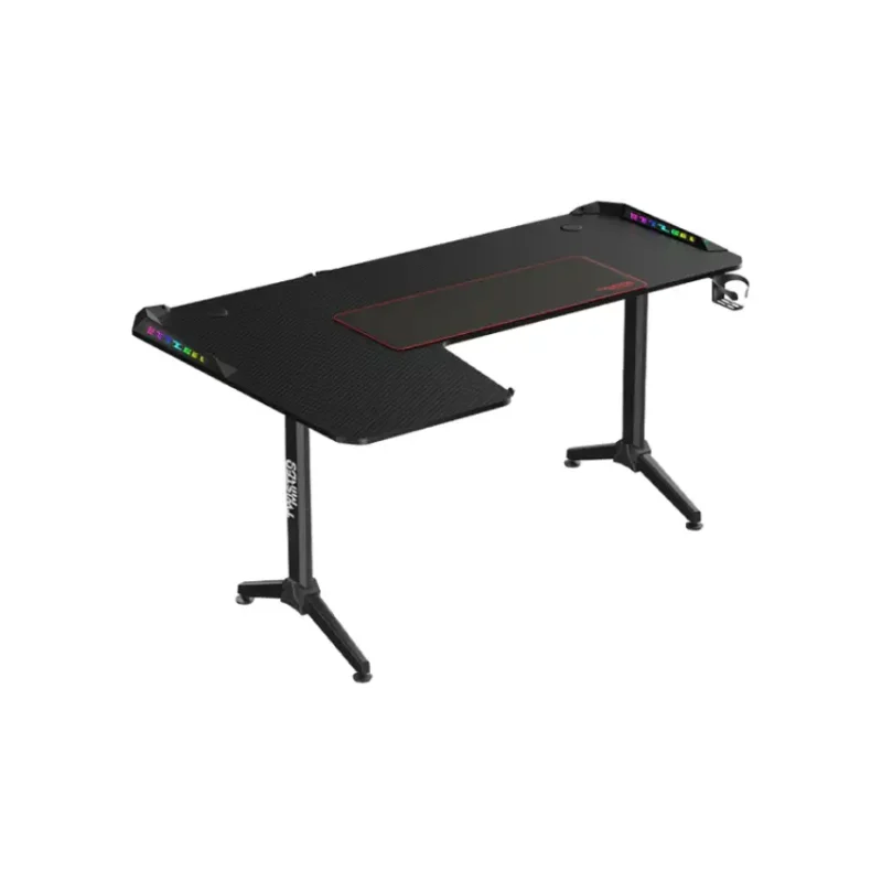 Twisted Minds Warrior L-Shaped Gaming Desk RGB Black (Left) (2)