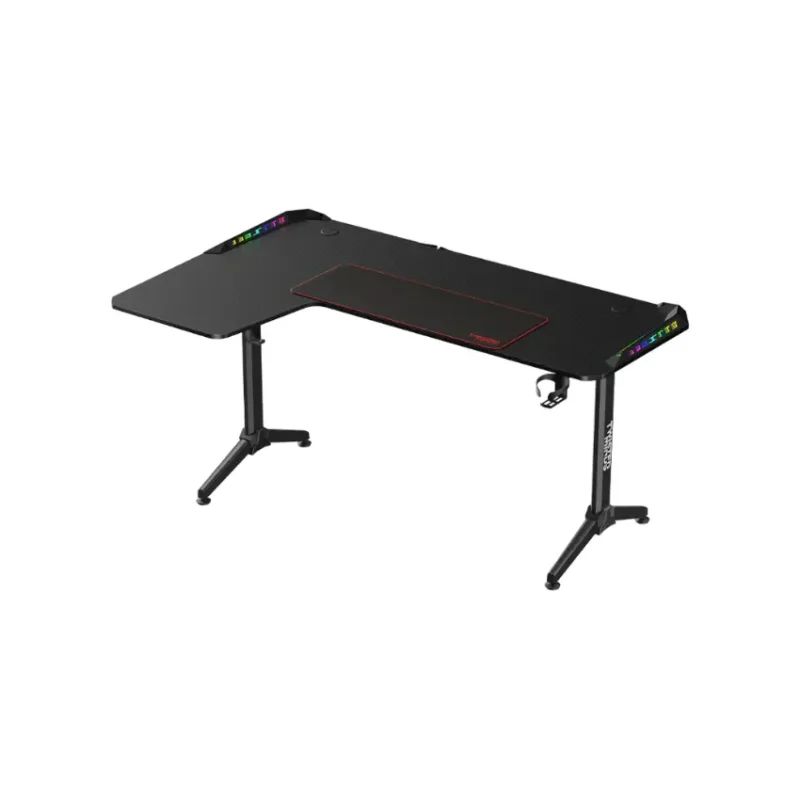 Twisted Minds Warrior L-Shaped Gaming Desk RGB Black (Left) (4)