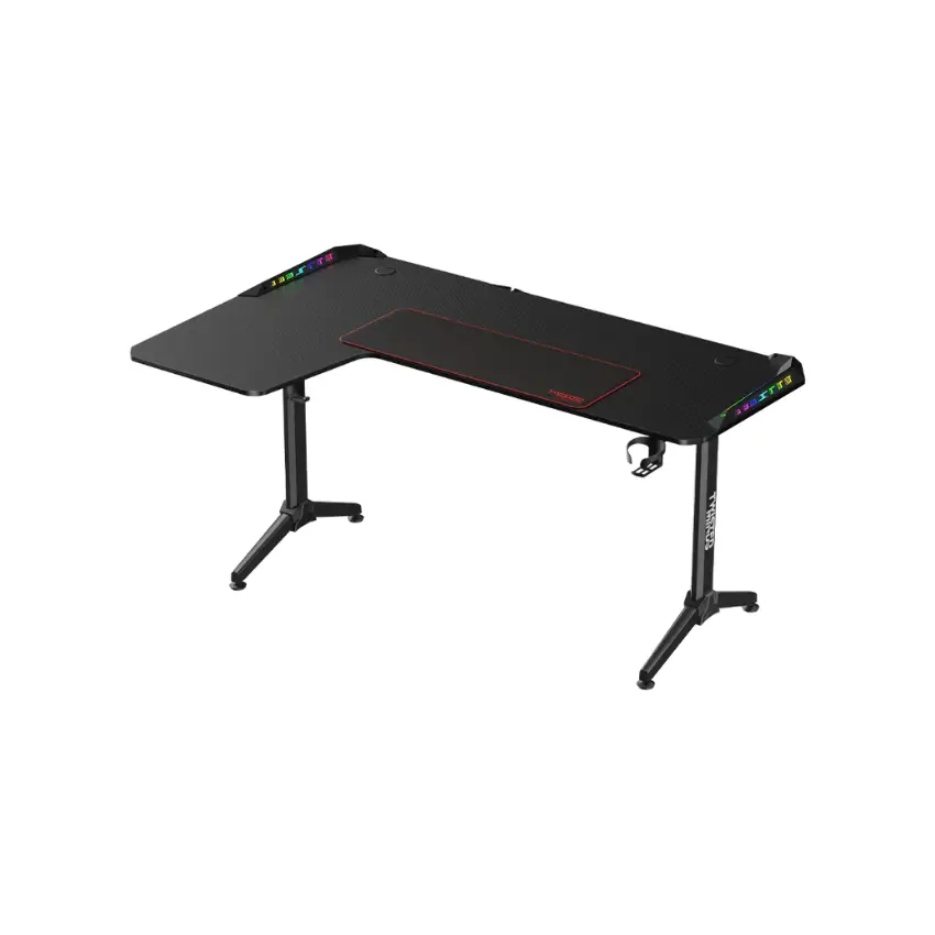 Twisted Minds Warrior L-Shaped Gaming Desk RGB Black (Left) (4)