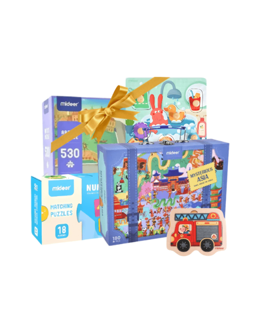 BravoKids CurioBox Puzzle Bundle – Box 2 (Ages 1 to 6 Years)