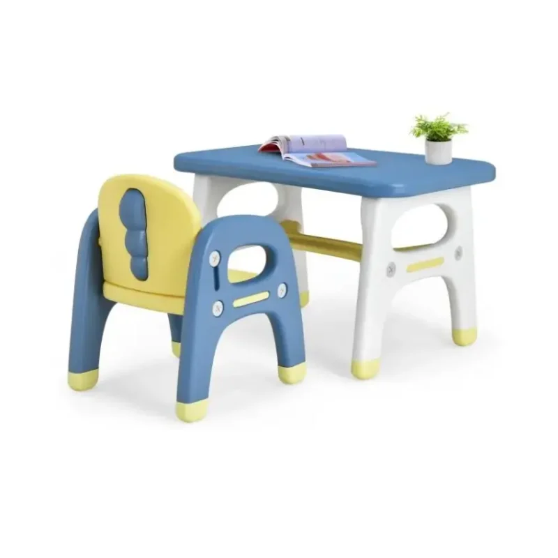 Foldable Kids Study Desk and Chair Set (2)