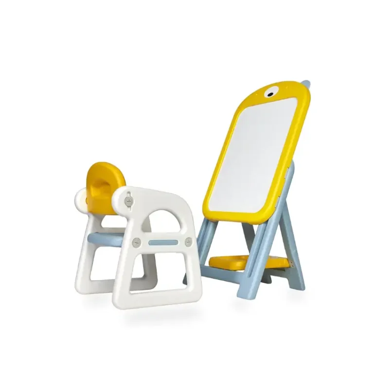 Kids' Adjustable Art Desk and Easel Set with Chair (2)