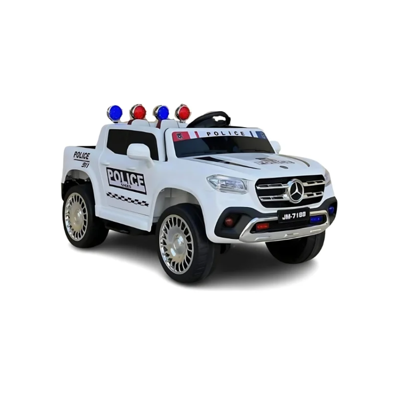 Benz Police Pick-Up Ride-On Car - JM-7188P in Qatar (4)