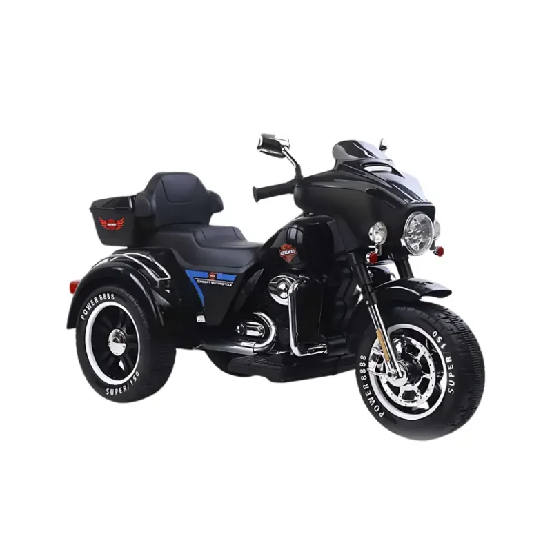 Halei Ride-On Motorcycle for Kids Black