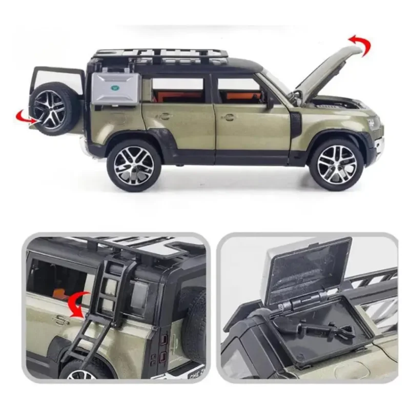 Land Rover Defender Diecast 124 Scale Car in Qatar (2)