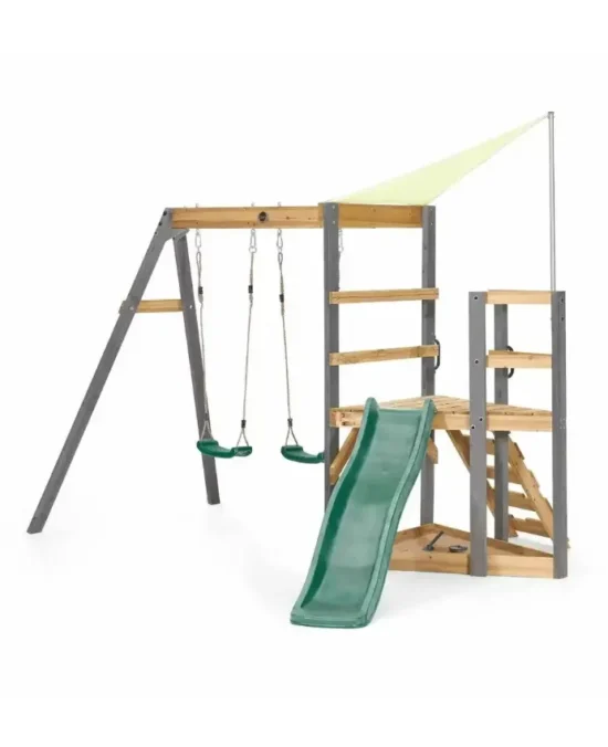 Plum Barbary Wooden Play Center with Swing and Slide in Qatar (2)