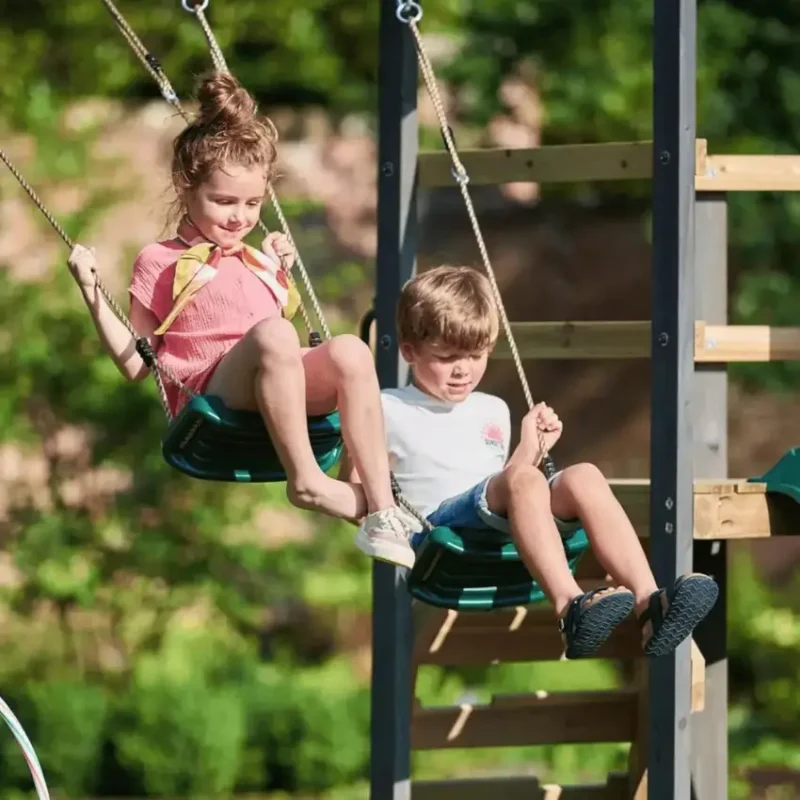 Plum Barbary Wooden Play Center with Swing and Slide in Qatar (3)