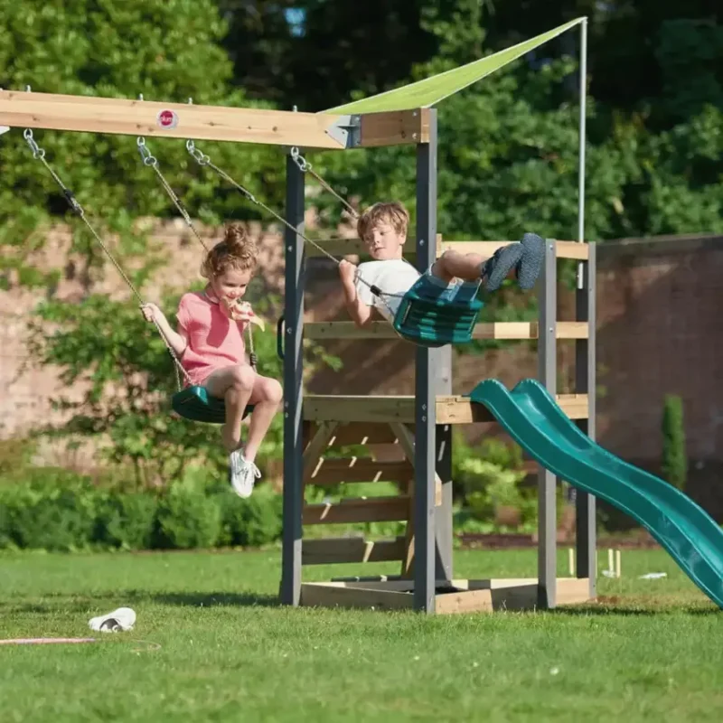 Plum Barbary Wooden Play Center with Swing and Slide in Qatar (4)