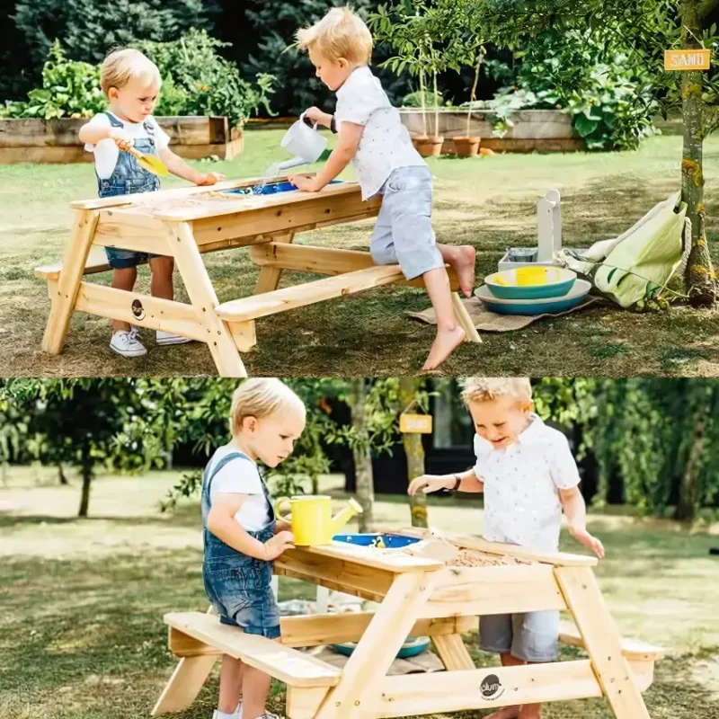 Plum Surfside Wooden Sand and Water Picnic Table in Qatar (2)