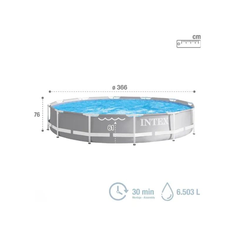 Intex Prism Frame Premium Pool - 366 x 76 cm - 26712 in Qatar (1)